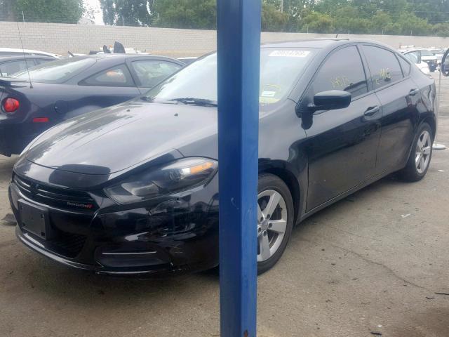 1C3CDFBB1FD336622 - 2015 DODGE DART SXT BLACK photo 2