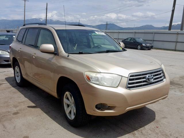 JTEES41A292119096 - 2009 TOYOTA HIGHLANDER GOLD photo 1