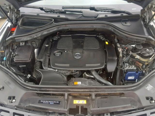 4JGDA5JB4FA518235 - 2015 MERCEDES-BENZ ML 350 SILVER photo 7