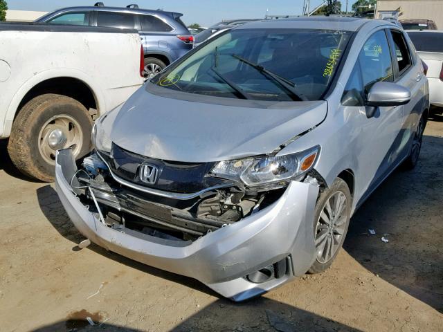 3HGGK5H80FM708224 - 2015 HONDA FIT EX SILVER photo 2