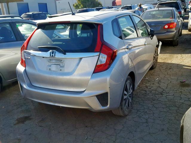 3HGGK5H80FM708224 - 2015 HONDA FIT EX SILVER photo 4