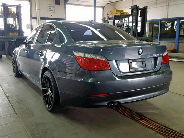 WBANV135X8CZ54699 - 2008 BMW 528 XI GRAY photo 3