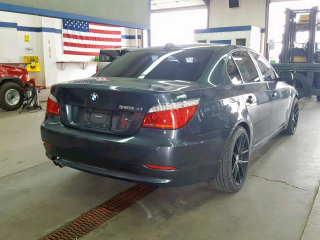 WBANV135X8CZ54699 - 2008 BMW 528 XI GRAY photo 4