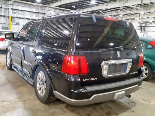 5LMFU28R54LJ10987 - 2004 LINCOLN NAVIGATOR BLACK photo 3