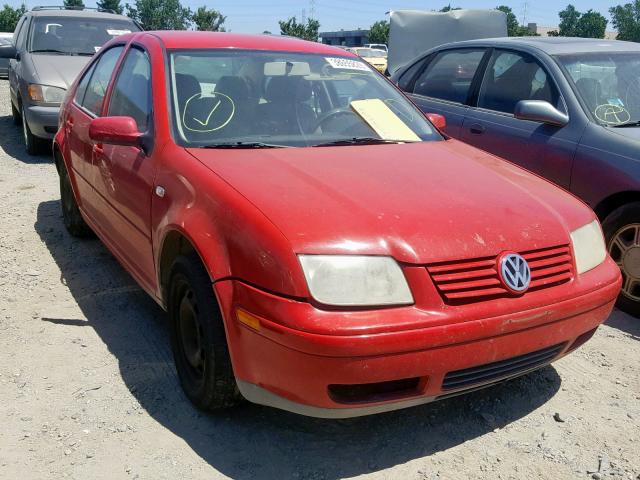 3VWRK69M52M041389 - 2002 VOLKSWAGEN JETTA GL RED photo 1