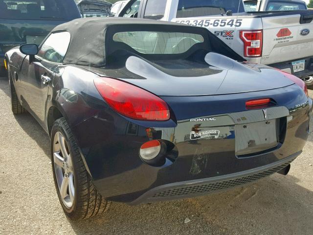 1G2MB33B46Y000186 - 2006 PONTIAC SOLSTICE BLACK photo 3