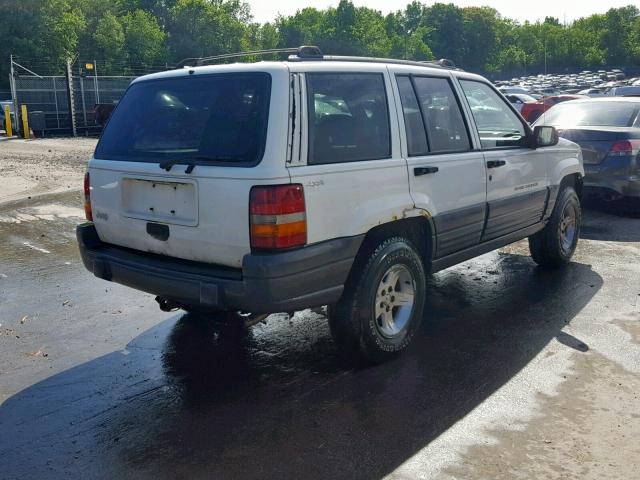 1J4GZ58S8VC574479 - 1997 JEEP GRAND CHER WHITE photo 4