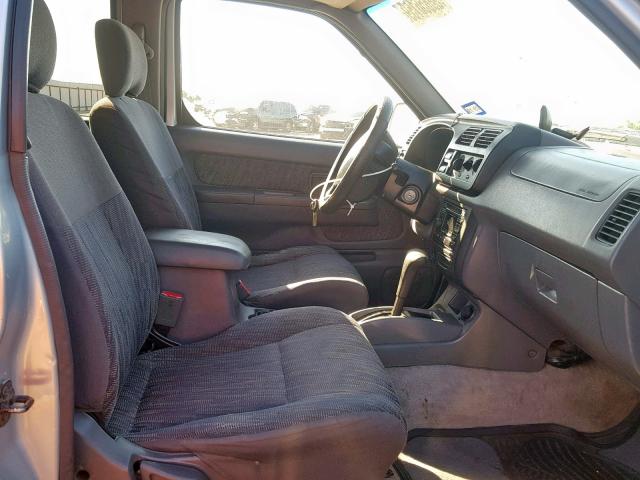 1N6ED27T3YC310771 - 2000 NISSAN FRONTIER C GRAY photo 5