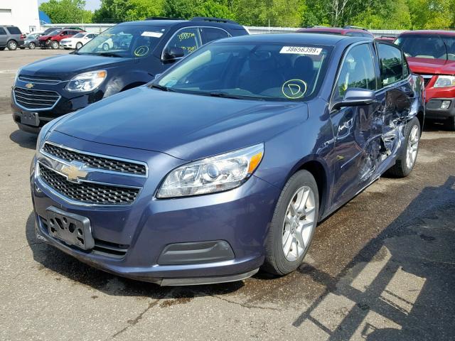 1G11C5SA8DF351801 - 2013 CHEVROLET MALIBU 1LT 蓝色 照片 2