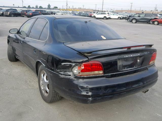 1G3WH52K3WF358116 - 1998 OLDSMOBILE INTRIGUE BLACK photo 3