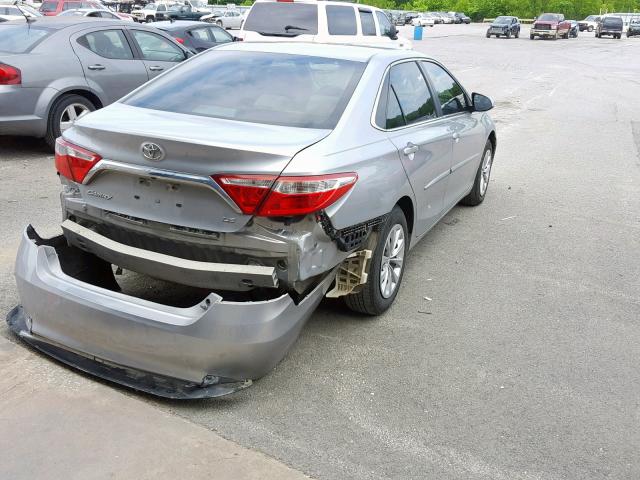 4T4BF1FK6FR466850 - 2015 TOYOTA CAMRY LE SILVER photo 4