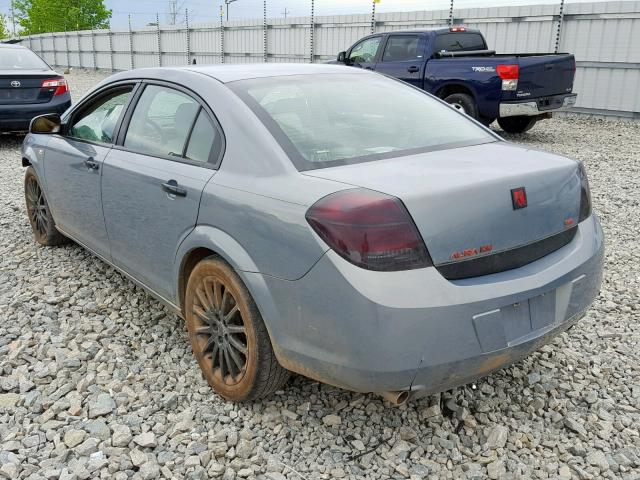 1G8ZX57729F193078 - 2009 SATURN AURA XR GRAY photo 3