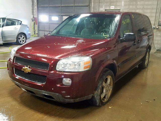 1GNDV23157D164955 - 2007 CHEVROLET UPLANDER L 红色 照片 2