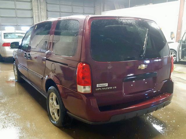 1GNDV23157D164955 - 2007 CHEVROLET UPLANDER L 红色 照片 3