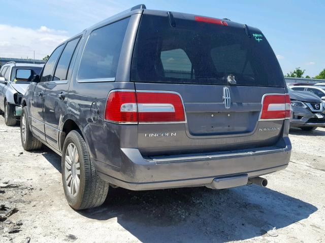 5LMJJ2H52BEJ09927 - 2011 LINCOLN NAVIGATOR 灰色 照片 3