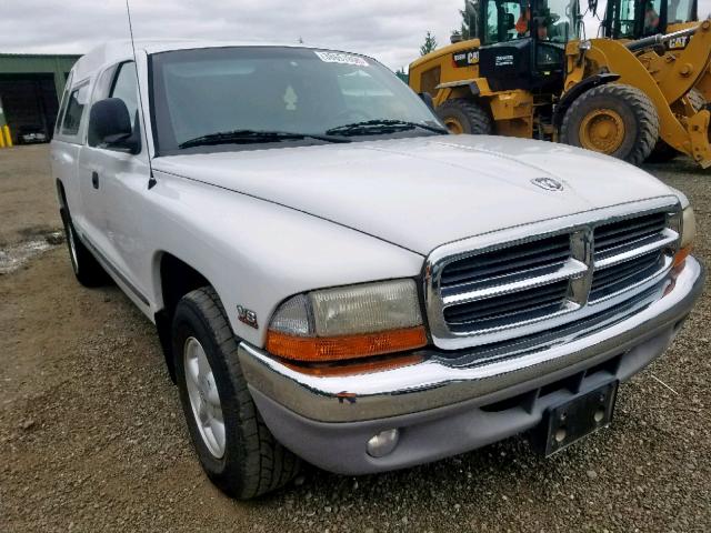 1B7GL23Y2VS134894 - 1997 DODGE DAKOTA WHITE photo 1