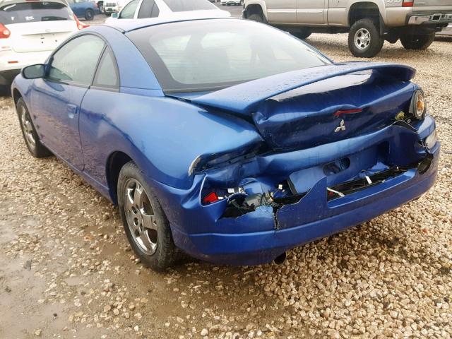 4A3AC44G95E035413 - 2005 MITSUBISHI ECLIPSE GS BLUE photo 3