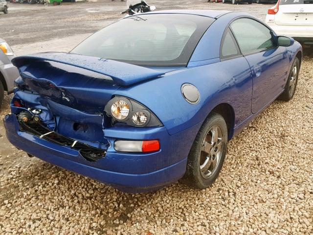 4A3AC44G95E035413 - 2005 MITSUBISHI ECLIPSE GS BLUE photo 4