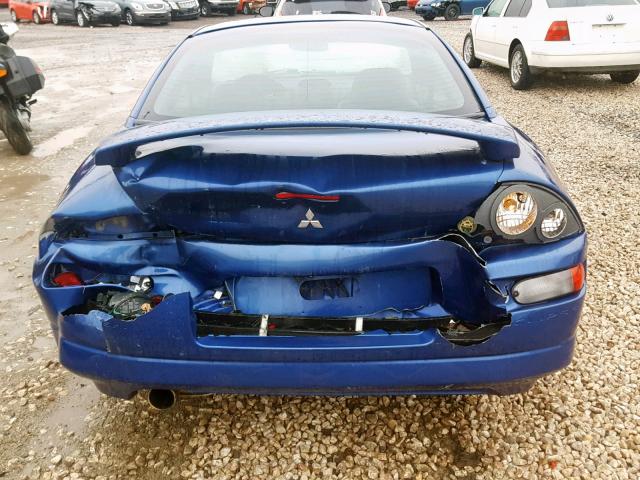 4A3AC44G95E035413 - 2005 MITSUBISHI ECLIPSE GS BLUE photo 9