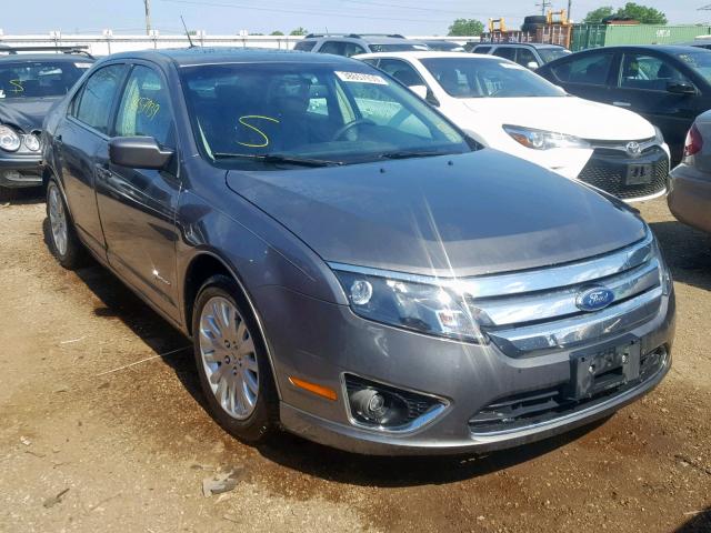 3FADP0L35AR322823 - 2010 FORD FUSION HYB GRAY photo 1