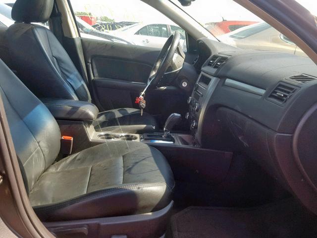 3FADP0L35AR322823 - 2010 FORD FUSION HYB GRAY photo 5