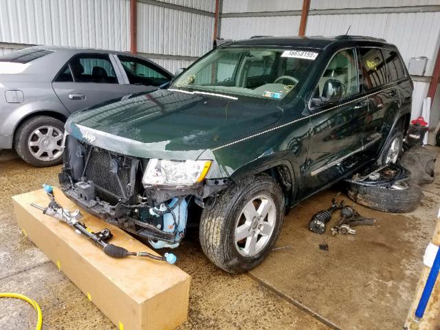 1J4RR4GG8BC547651 - 2011 JEEP GRAND CHER GREEN photo 2