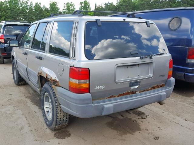 1J4GZ58S4WC353513 - 1998 JEEP GRAND CHER GRAY photo 3