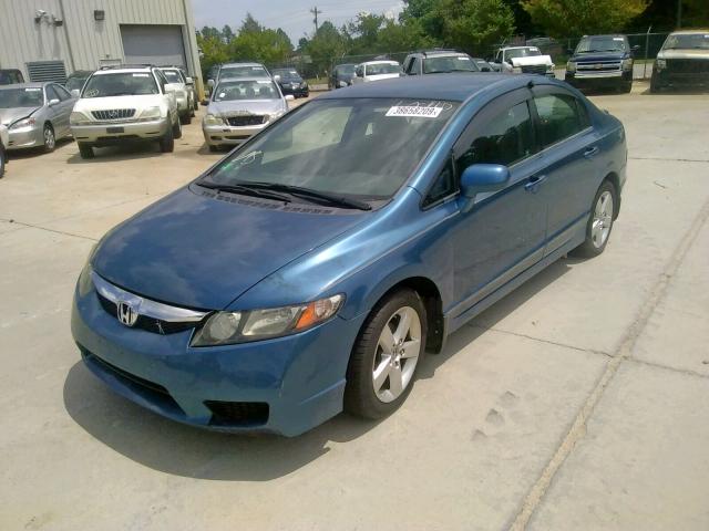 2HGFA1F6XBH510302 - 2011 HONDA CIVIC LX-S ლურჯი ფოტო 2