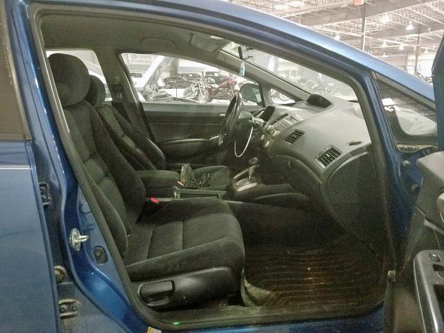 2HGFA1F6XBH510302 - 2011 HONDA CIVIC LX-S ლურჯი ფოტო 5