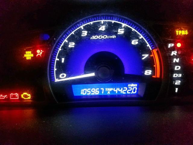 2HGFA1F6XBH510302 - 2011 HONDA CIVIC LX-S ლურჯი ფოტო 8