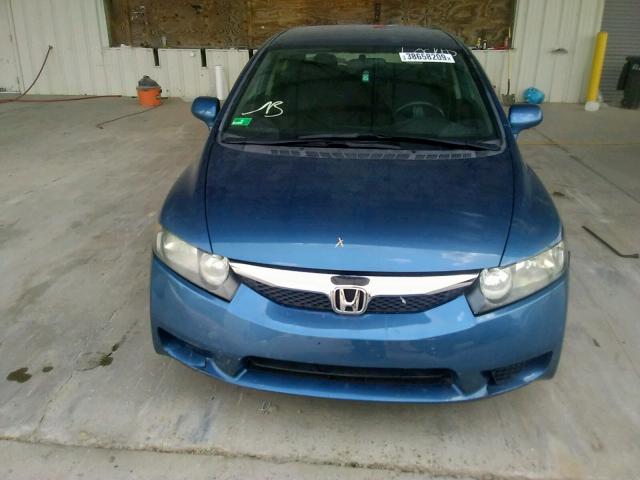 2HGFA1F6XBH510302 - 2011 HONDA CIVIC LX-S ლურჯი ფოტო 9