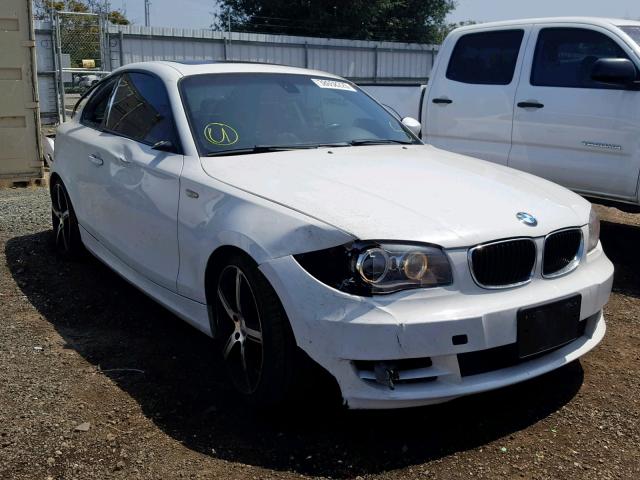 WBAUP73588VF06543 - 2008 BMW 128 I WHITE photo 1