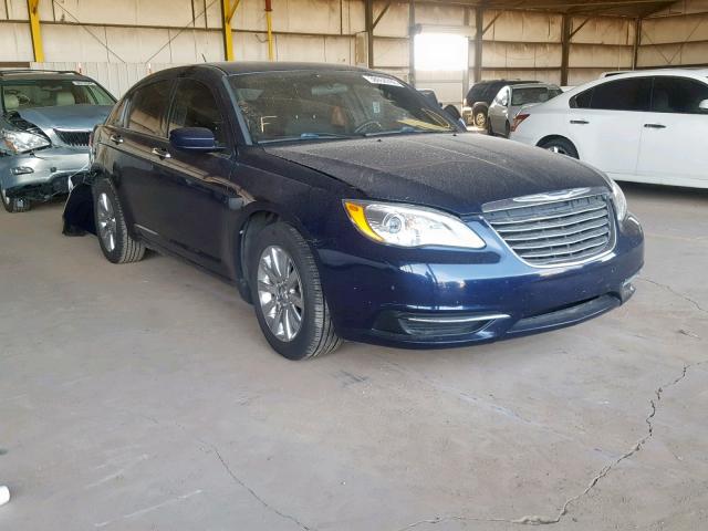 1C3CCBBB7DN654540 - 2013 CHRYSLER 200 TOURIN BLUE photo 1