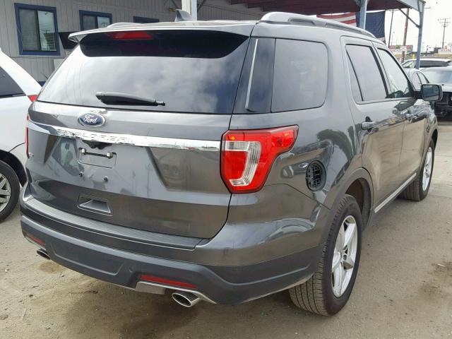 1FM5K7D81JGC00771 - 2018 FORD EXPLORER X GRAY photo 4