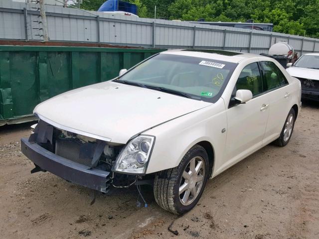1G6DW677050153574 - 2005 CADILLAC STS WHITE photo 2