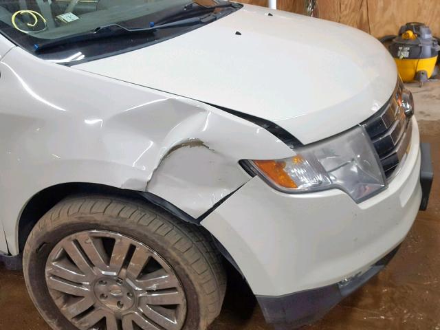 2FMDK49C69BA45113 - 2009 FORD EDGE LIMIT WHITE photo 9