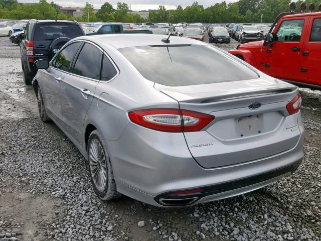 3FA6P0K9XGR174577 - 2016 FORD FUSION TIT SILVER photo 3