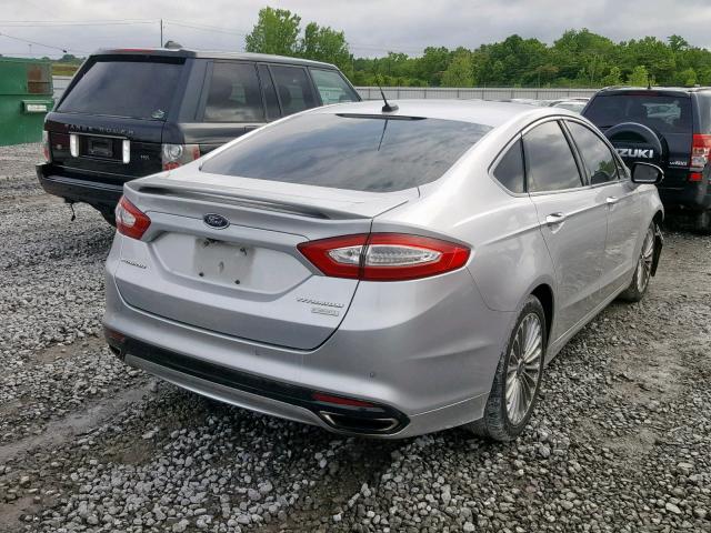 3FA6P0K9XGR174577 - 2016 FORD FUSION TIT SILVER photo 4