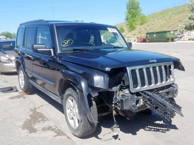 1J8HG48N08C155902 - 2008 JEEP COMMANDER BLACK photo 1