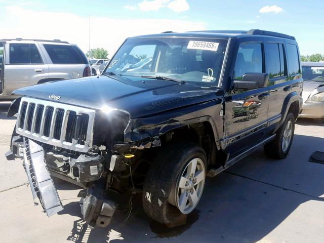 1J8HG48N08C155902 - 2008 JEEP COMMANDER BLACK photo 2
