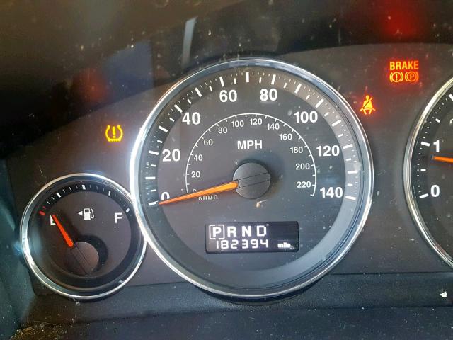 1J8HG48N08C155902 - 2008 JEEP COMMANDER BLACK photo 8