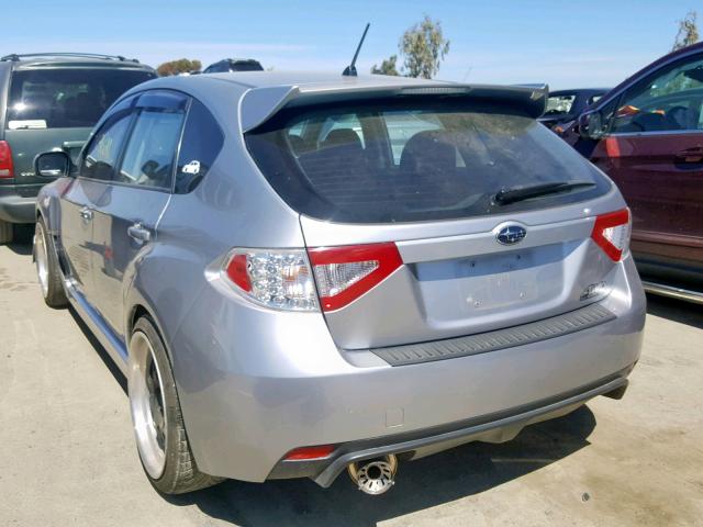 JF1GR7E65DG202586 - 2013 SUBARU IMPREZA WR SILVER photo 3