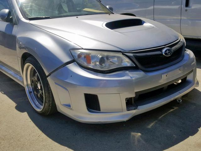 JF1GR7E65DG202586 - 2013 SUBARU IMPREZA WR SILVER photo 9