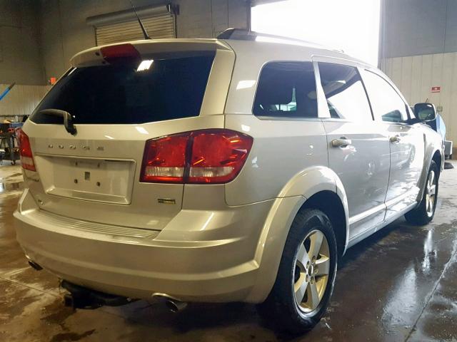 3D4PG1FG6BT513024 - 2011 DODGE JOURNEY MA SILVER photo 4