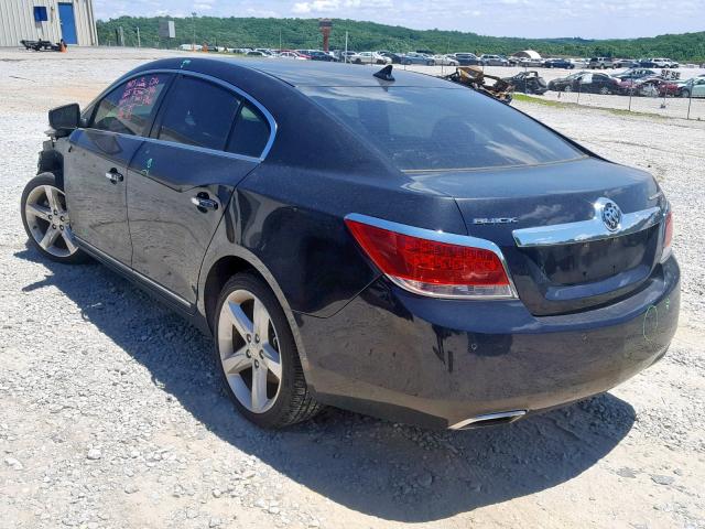 1G4GJ5E37CF334034 - 2012 BUICK LACROSSE T BLACK photo 3