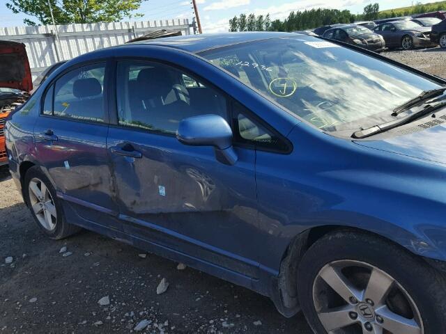 2HGFA1F64AH027645 - 2010 HONDA CIVIC BLUE photo 9