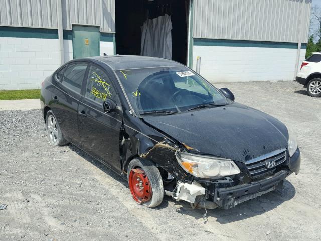 KMHDU46D79U820634 - 2009 HYUNDAI ELANTRA GL BLACK photo 1