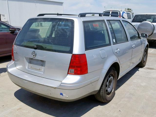 WVWSK21J43W114168 - 2003 VOLKSWAGEN JETTA GLS SILVER photo 4