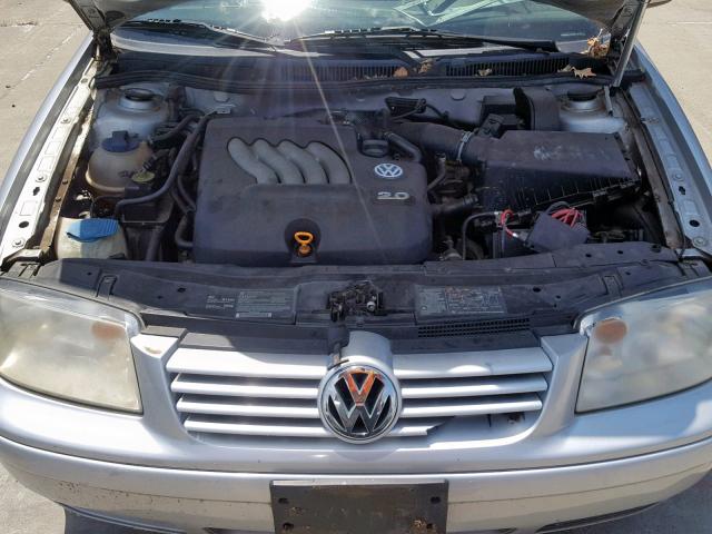 WVWSK21J43W114168 - 2003 VOLKSWAGEN JETTA GLS SILVER photo 7