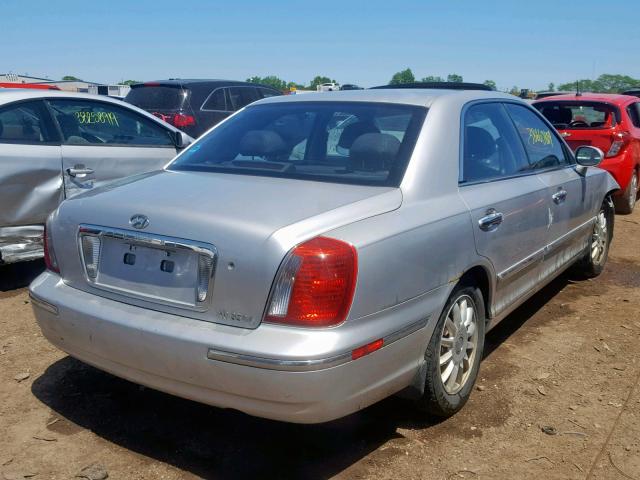 KMHFU45E45A412378 - 2005 HYUNDAI XG 350 SILVER photo 4